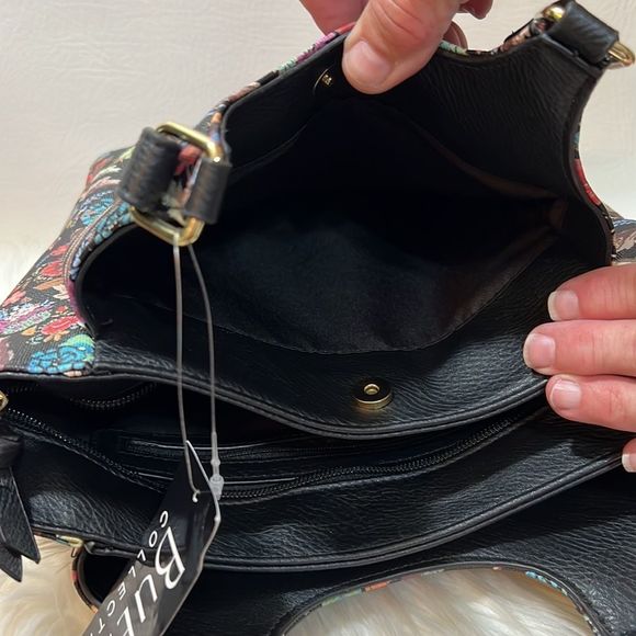 Bueno Print Small Tote Floral/Black - Picture 4 of 8